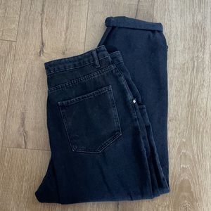New - Black, paperbag Mango jeans